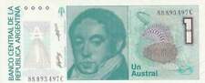 Usado, Bankbiljet banknote UNC- Argentinia 1 austral - Krause 323 (009) segunda mano  Embacar hacia Argentina