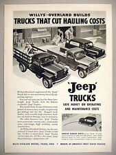 Willys-Overland Jeep Trucks PRINT AD - 1949 ~ Toledo for sale  Shipping to United Kingdom