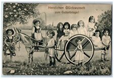 Birthday postcard childrens for sale  Terre Haute