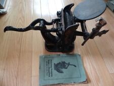 Antique Sigwalt Co. Ideal Hand Power Printing Press With Instructions Book, used for sale  Denver
