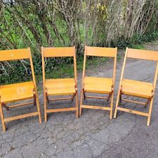Usado, 2 cadeiras de ripas dobráveis de madeira de carvalho vintage SNYDER SÓLIDO  comprar usado  Enviando para Brazil