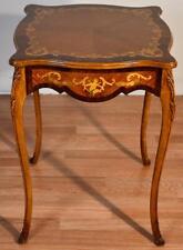 inlaid wood end tables for sale  Allentown
