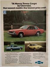 1976 Chevrolet Monza Towne Coupe anúncio impresso comprar usado  Enviando para Brazil