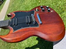 2003 Gibson USA SG Desbotado Usado Vermelho Cereja com Encaixadas na Lua - Escala de Ébano, usado comprar usado  Enviando para Brazil