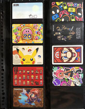 Conjunto de cartões-presente Nintendo Mario Pokemon Kirby Splatoon Octopath loja pré-pago comprar usado  Enviando para Brazil