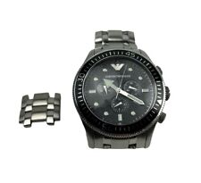 Relógio masculino Emporio Armani AR-0553 aço inoxidável sólido resistente à água, usado comprar usado  Enviando para Brazil