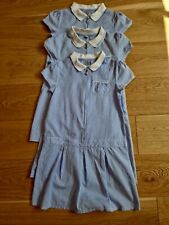 Girls blue gingham for sale  DUNMOW