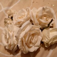 Ivory artificial roses for sale  ASHFORD