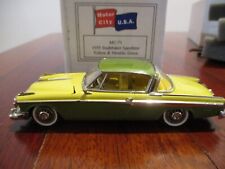 Motor City USA 1/43rd scale 1955 Studebaker Speedster in yellow and green OB for sale  Shipping to South Africa