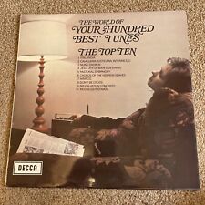 Used, World Of Your Hundred Best Tunes The Top Ten 12" Vinyl LP 1970 Excellent Various for sale  Shipping to South Africa