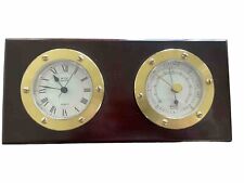 Brass barometer quartz for sale  TOWCESTER