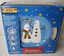 Vintage snowman plates for sale  Lavonia