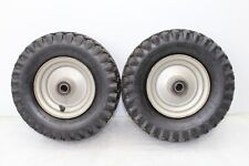 DOS (2) HWA FONG rueda delantera y neumático 13X5.00-6 para cortadoras de césped y jardín, usado segunda mano  Embacar hacia Argentina