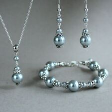 Light grey pearls for sale  PAISLEY