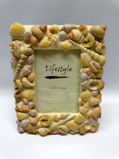 Estilo De Vida 3D Seashell Imagem/Foto Frame 3.5X 5" Moldura Resina pesada Excelente Estado Usado comprar usado  Enviando para Brazil