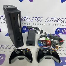 Xbox 360 Elite Core Edition 120gb Console Pari Al Nuovo + Due Controller E Gioco na sprzedaż  Wysyłka do Poland