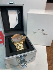 Tw Steel data Gold Tone Dial Rose Gold-tone Aço Relógio Masculino TW303 10 ATM, usado comprar usado  Enviando para Brazil