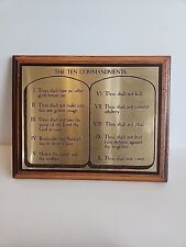 Ten commandments plaque for sale  Dayton