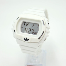 Relógio digital esportivo retrô masculino Adidas branco 53mm alarme cronógrafo com nova bateria comprar usado  Enviando para Brazil