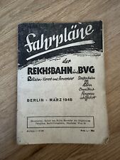 Fahrplan reichsbahn bvg gebraucht kaufen  Oranienburg