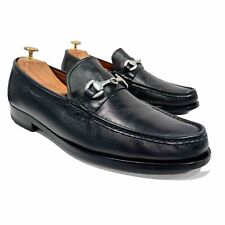 Mocassim Allen Edmonds Arezzo Horse Bit couro preto masculino tamanho 12 3E sapato Itália comprar usado  Enviando para Brazil