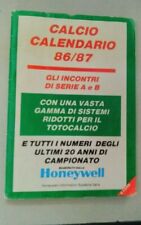 Calendario calcio 1986 usato  Italia