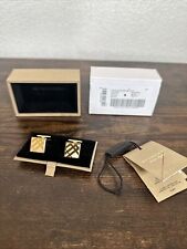 Burberry check cufflinks for sale  BOREHAMWOOD