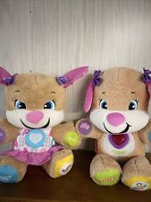 Used, 13" Smart Stages Sis Plush Puppy Dog Fisher Price Laugh and Learn Toy Girl & Boy for sale  Shipping to South Africa
