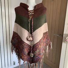100 wool poncho for sale  HERNE BAY