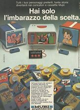 X2434 Cinevisor MUPI - Goldrake - Braccio di ferro - Pubblicità 1980 - Advert., usato usato  Villafranca Piemonte