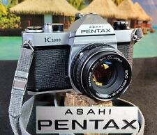 Cámara vintage Asahi Pentax K1000 con sellos de puerta nuevos Pentax 50 mm SMC 1:1.7 segunda mano  Embacar hacia Argentina