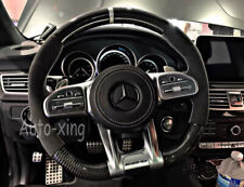 Volante de fibra de carbono AMG para Mercedes-Benz AMG E G CLS63 E300 Alcantara comprar usado  Enviando para Brazil