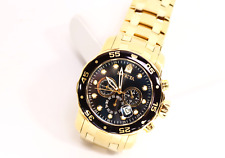 Relógio Invicta masculino s 0072 Pro Diver Collection cronógrafo banhado a ouro 18k, usado comprar usado  Enviando para Brazil