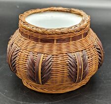 Woven wicker basket for sale  Schenectady