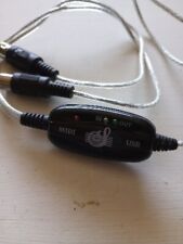 Cabo conversor USB IN-OUT MIDI interface PC para teclado de música cabo adaptador, usado comprar usado  Enviando para Brazil