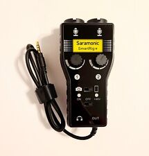 Interfaz mezclador de audio micrófono de karaoke Saramonic SmartRig + 2 canales XLR/3,5 mm segunda mano  Embacar hacia Argentina