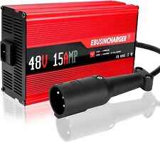 Ebusin 48V 15 Amp Lead Acid Golf Cart Battery Charger, used for sale  Shipping to South Africa