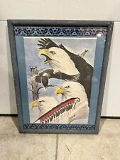 Framed eagle print for sale  Greenville