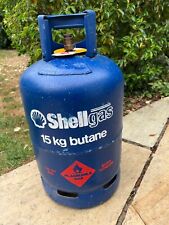 Used,  15kg Shell Butagas GAS CYLINDER BOTTLE with GAS for sale  WATLINGTON