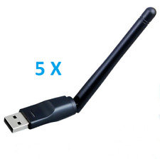 5 Pack Computer wireless network 150m USB receiver portable WiFi receiver RT5370 for sale  Shipping to South Africa