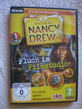 PC CD ROM GIOCO un caso per Nancy Drew: maledizione nel film Studio (PC, 2009, DVD-BOX) usato  Spedire a Italy
