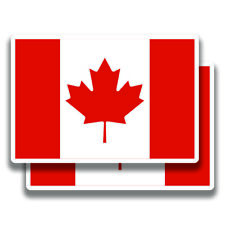 Calcomanía de bandera nacional de Canadá 2 pegatinas Bogo para camión parachoques de coche 4x4 2 para 1 segunda mano  Embacar hacia Argentina