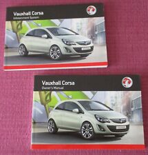 Vauxhall corsa owners for sale  SHERINGHAM