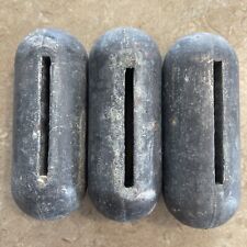 3 x 1.7lbs US Divers Bullet weights 3 pcs, 5Lbs total  Lead For Dive Belt,Scarce for sale  Shipping to South Africa