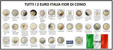 2 EURO ITALIA GIRO COMPLETO FDC - SCEGLI LE TUE MONETE E PAGHI 1 SOLA SPEDIZIONE, usato usato  Italia