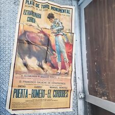 Vintage original bullfighting for sale  Wentzville
