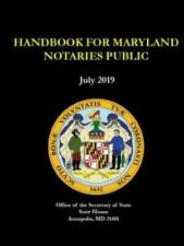 Handbook maryland notaries for sale  USA
