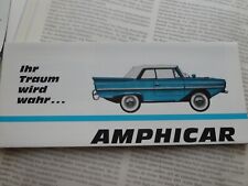 Amphicar einsatzwagen prospekt gebraucht kaufen  Wiesloch