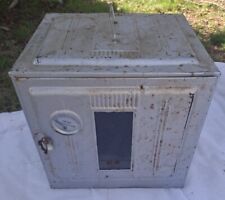  Vintage Metal Grill Stovetop Campfire Smoker Cooker Temp Guage Window, used for sale  Shipping to South Africa