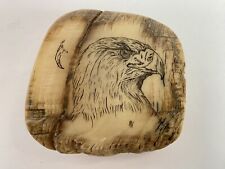 Fivela de cinto feita à mão com design de águia chifre de touro? Assinado destro único, usado comprar usado  Enviando para Brazil